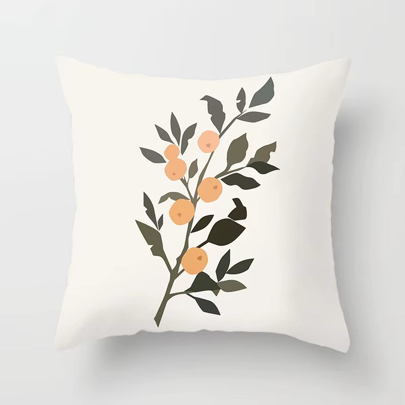 Brand New Nordic Simple Abstract Line Drawings Cushion Cases Morandi Decorative Pillows Case Modern Livingroom Sofa Throw Pillow
