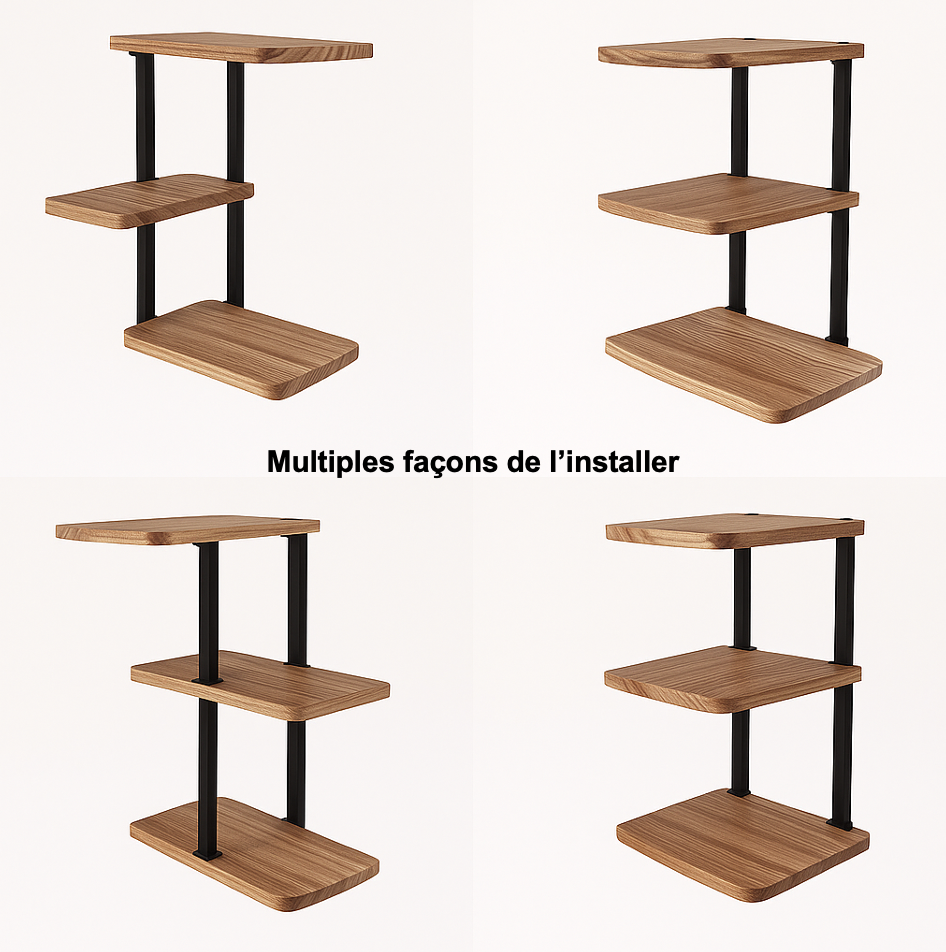 Étagère d'angle