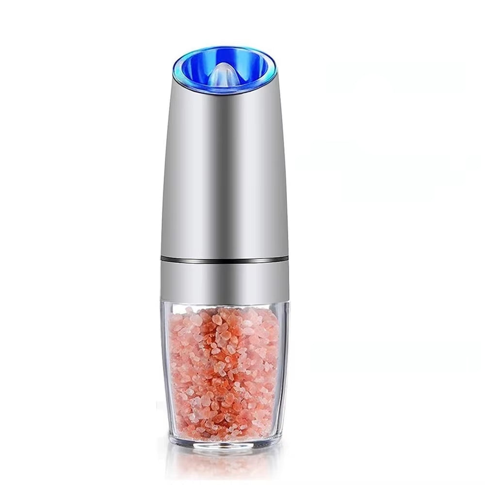 Electric Automatic Mill Spice Salt and Pepper Grinder Gravity LED Light Adjustable Coarseness Kitchen Steak Tool Sets