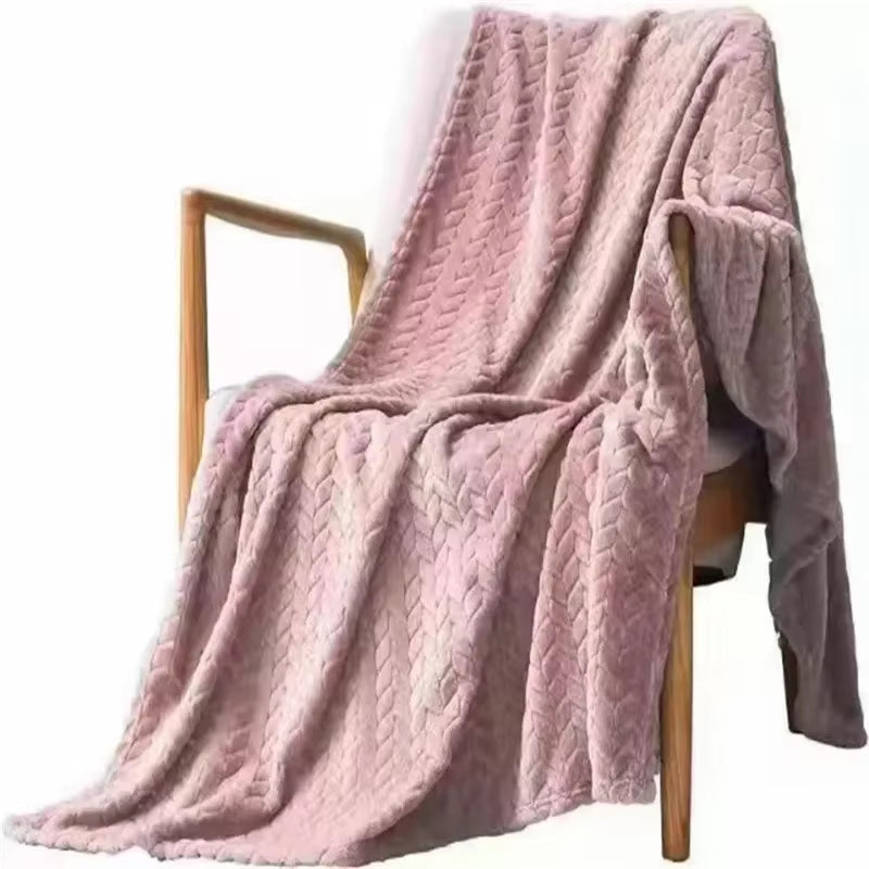 Hot Blankets Facecloth Wool Blanket Coral Velvet Blanket Children'S Blanket Warm Lightweight Chair Sofa Blanket Gift Blanket