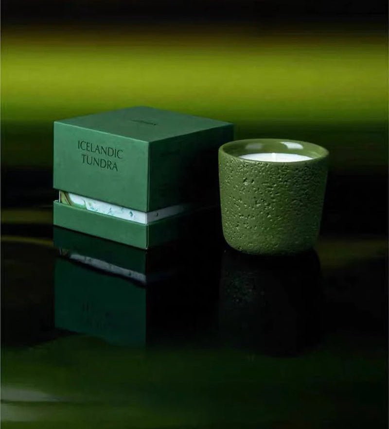 Wood Wick Soy Wax Scented Candle - Breath of Nature Scented - Iceland Tundra