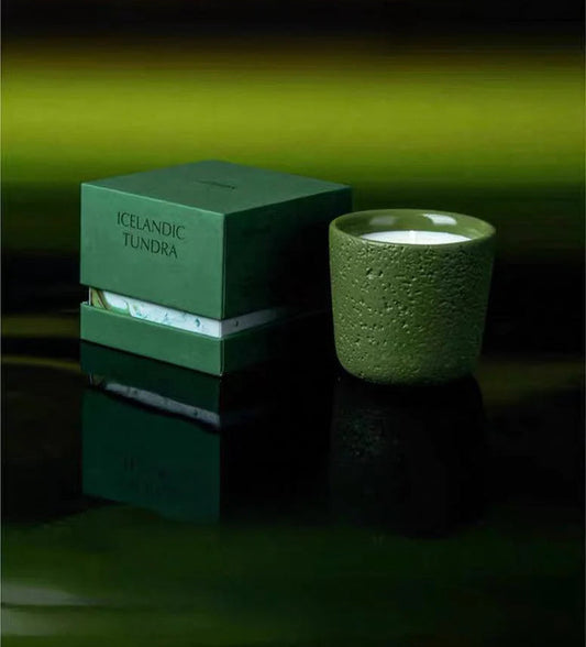 Wood Wick Soy Wax Scented Candle - Breath of Nature Scented - Iceland Tundra