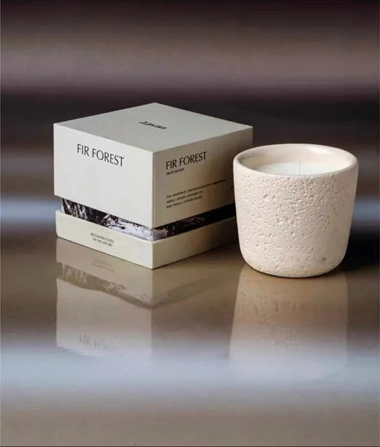 Wood Wick Soy Wax Scented Candle - Breath of Nature Scented - Fir Forest
