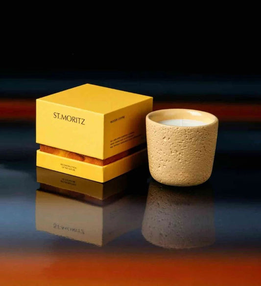 Wood Wick Soy Wax Scented Candle - Breath of Nature Scented - St. Moritz