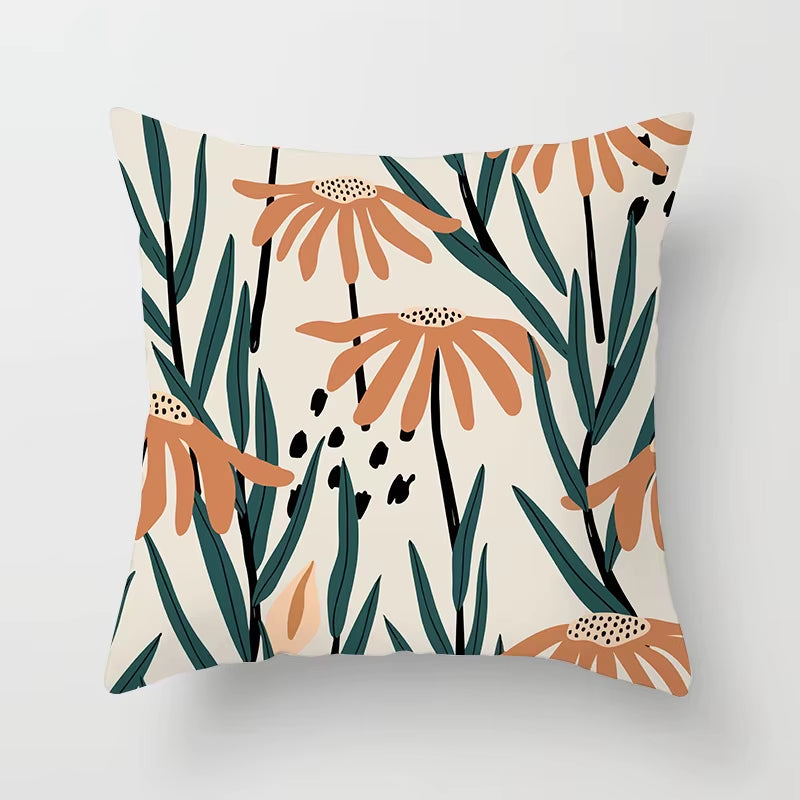 Brand New Nordic Simple Abstract Line Drawings Cushion Cases Morandi Decorative Pillows Case Modern Livingroom Sofa Throw Pillow