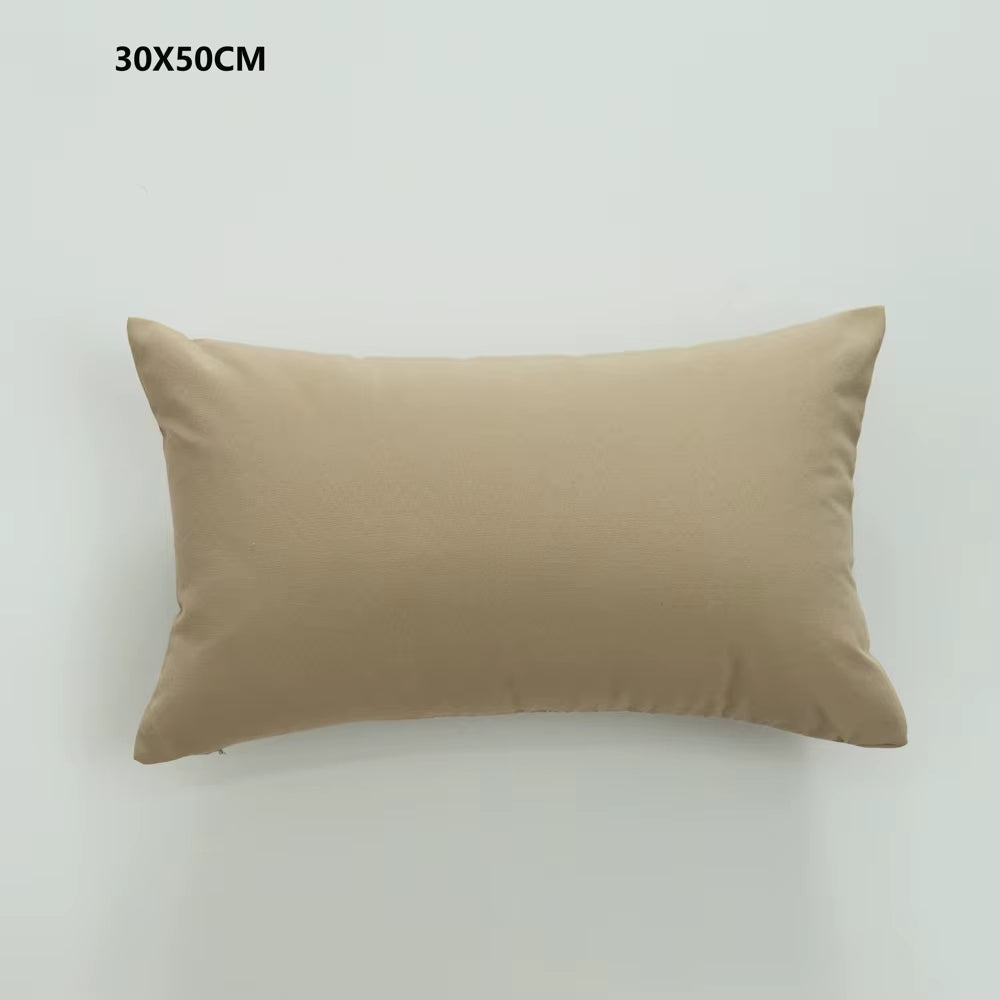 Plaid Sofa Cushion Cover 30X50/45X45CM Blue Red Coffee Orange Strip Home Hotel Office Couch Seat Decor Waist Throw Pillow Case